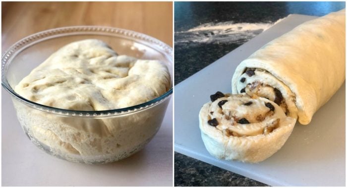 This homemade cinnamon roll recipe has been passed down for generations in my family. The soft, airy dough is rolled in a cinnamon sugar mixture, tossed with raisins and nuts, and drizzled with icing. | The Cozy Cook | #rolls #cinnamon #bread #rolls #brunch #breakfast #cinnamonrolls Making Cinnamon Rolls